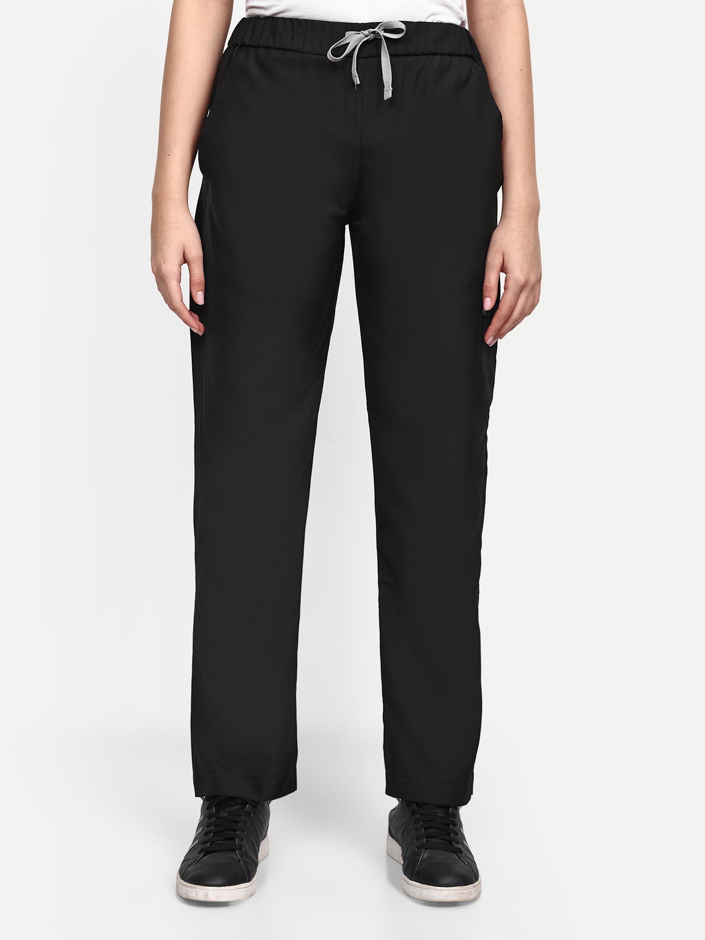 FEBRIS iScrubs Women's 5 - Pocket Scrub Pant (Black)