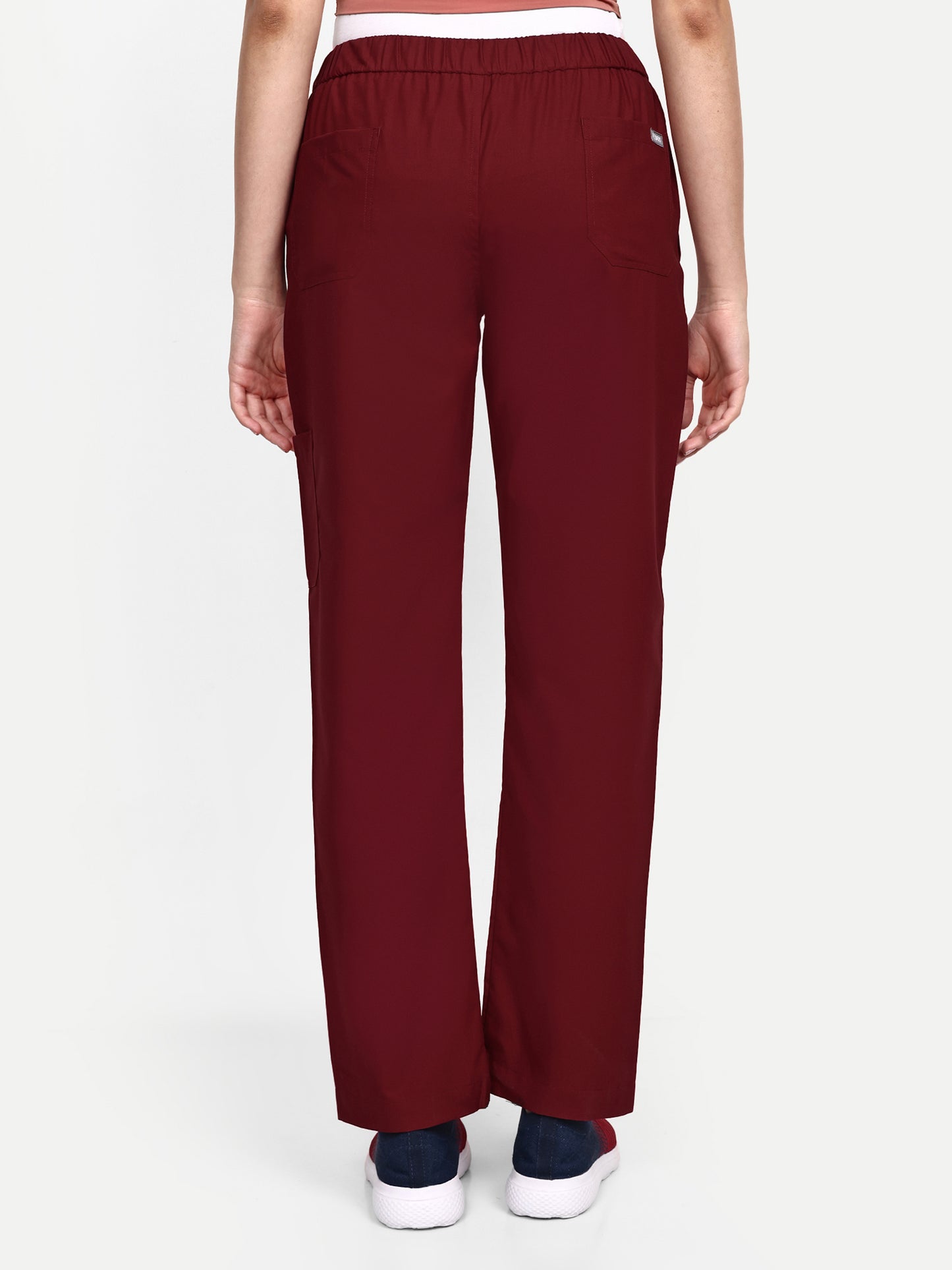 FEBRIS iScrubs Women's 5 - Pocket Scrub Pant (Maroon)