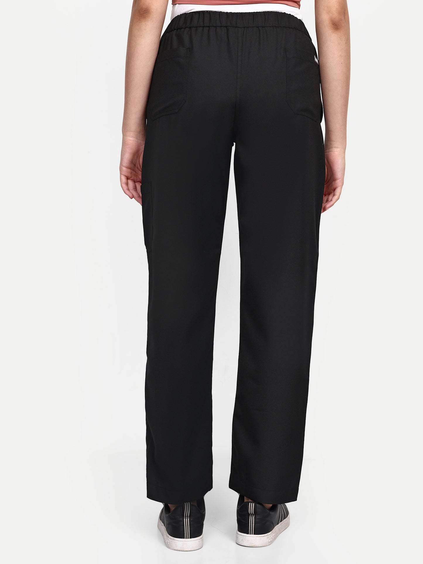 FEBRIS iScrubs Women's 5 - Pocket Scrub Pant (Black)