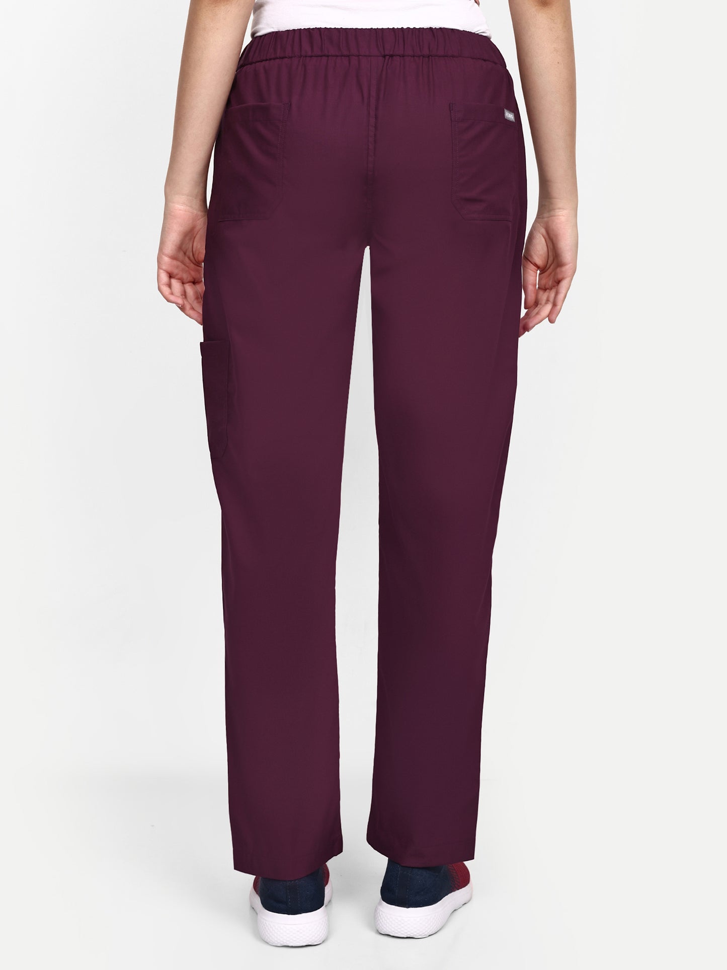 FEBRIS iScrubs Women's 5 - Pocket Scrub Pant (Wine)