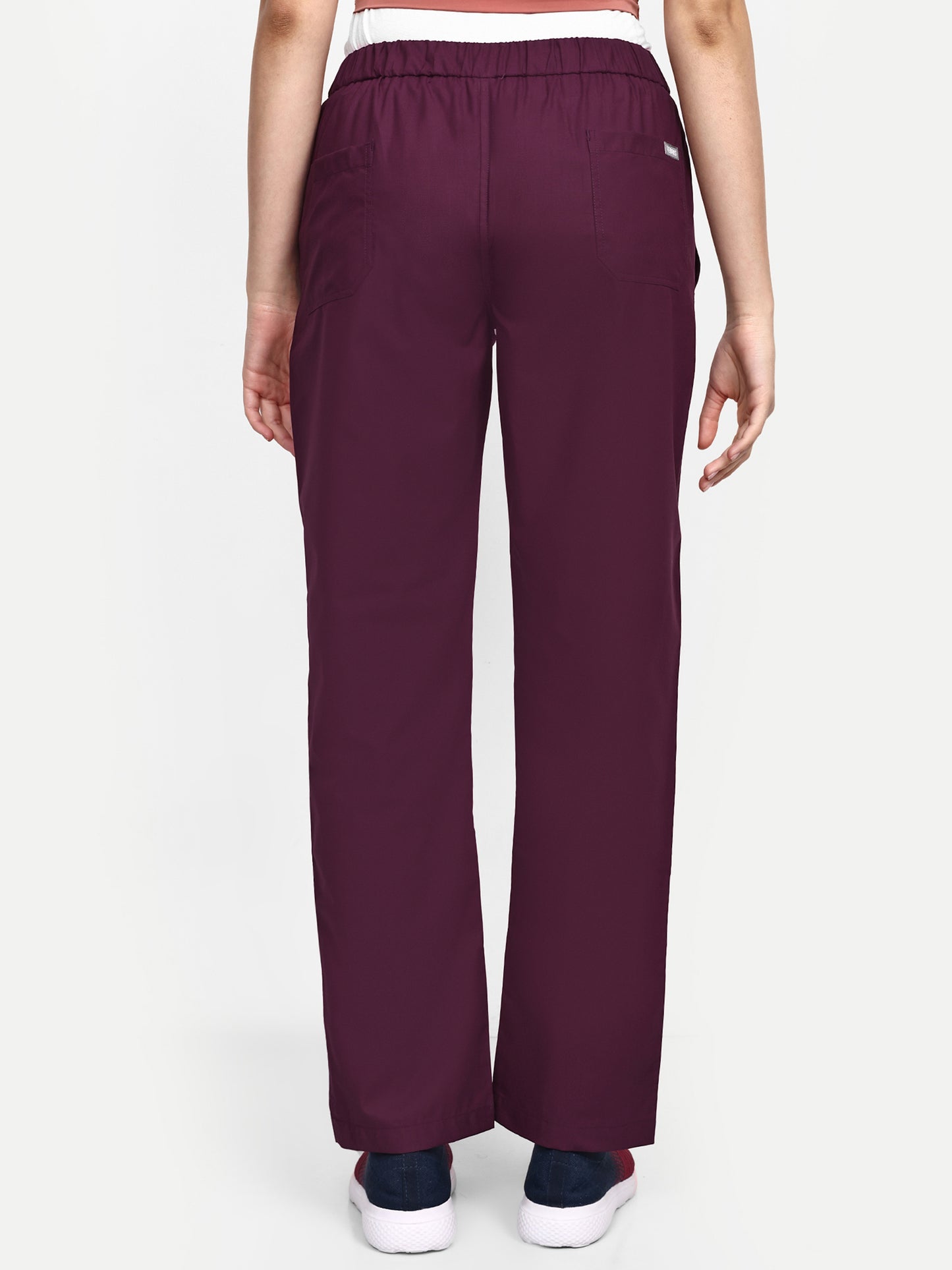 FEBRIS iScrubs Women's 4 - Pocket Scrub Pant (Wine)